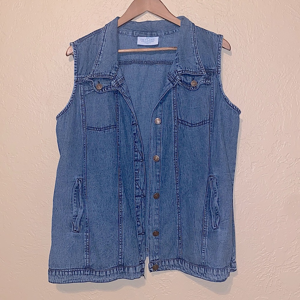 Denim vest from The Skyline Collection